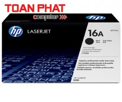 Mực in Laser đen trắng HP Q7516A 16A - Dùng cho máy HP LJ 5200/5200L