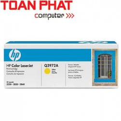 Mực in HP Q3972A-Yellow - Mầu vàng-Canon LBP 5200, MF 8180C HP CLj 2550, 2550N, 2550LN HP MFP CLj 2820, 2840 In được 2000 trang.