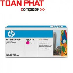 Mực in HP Q6003A Magenta - Mầu đỏ-Canon LBP 5000, 5100 HP CLj 1600, 2600N, 2605, 2605DN, 2605DTN HP MFP CM 1015, 1017 In được 2,000 trang.