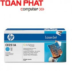 Mực in Laser HP CE251A-Cyan - Mầu xanh-HP CP-3525N, 3525DN, 3525x HP CM-3530, 3530Fs In 