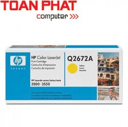 Mực in Laser HP Q2672A Yellow - Mầu vàng HP CLj 3500, 3550, 3700