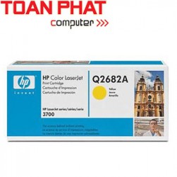 Mực in HP Q 2682A Yellow - Mầu vàng HP CLj 3700DN, 3700DTN In được 6,000 trang.