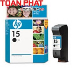 Mực in phun mầu HP 15 - C6615D Black - Mầu đen dùng cho máy HP Deskjet 810C,840C,845C,920C,948C,3820 HP PSC 500,750,950 AIO HP Officejet V40,5110 AIO