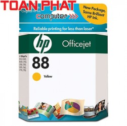 Mực in phun mầu HP 88 - C9393A Yellow - Mầu vàng-HP Officejet Pro K550, K550dtn, K5400dn, K5400dtn HP Officejet Pro K8600, K8600dn HP Officejet Pro L7580, L7590 