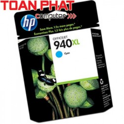 Mực in phun mầu HP 940XL - C4907A Cyan - Mầu xanh-Dùng cho HP OJ Pro 8000/8500 