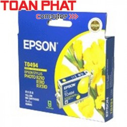 Mực in EPSON T049490 Yellow-Mầu vàng-R-210,230,310,350 RX-510,630.