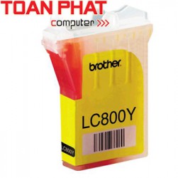 Mực in Phun mầu Brother LC 800Y - Màu vàng