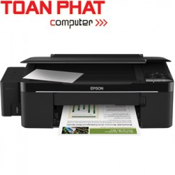 Máy in Phun màu Đa năng Epson L200 (in, scan, copy) - Máy in có bộ tiếp mực ngoài chính hãng Epson (BHành 12 tháng)