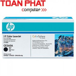 Mực in Laser HP CE260A (Black) - Mầu đen - Dùng cho HP CP4025 / CP4525