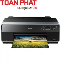 Máy in Phun mầu A3 Epson R3000 - 8 mầu mực, in mạng, wifi - Chuyên in bản đồ