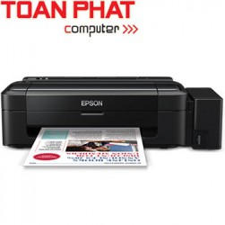 Máy in Phun màu Epson L110 - Khổ A4 - Máy in gắn sẵn bộ tiếp mực ngoài chính hãng Epson (BHành 12 tháng)