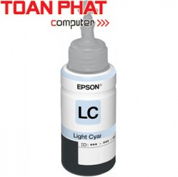 Mực nước in Phun mầu Epson L800 T6735 Light Cyan - Xanh nhạt - dung tích 70ml