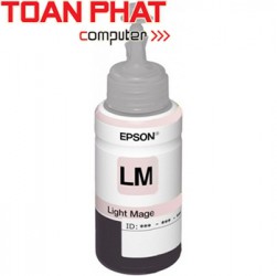 Mực nước in Phun mầu Epson L800 T6736 Light Magenta - Đỏ nhạt - dung tích 70ml