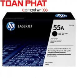 Mực in Laser đen trắng HP 55A CE255A - - Dùng cho máy HP LaserJet HP 3015DN