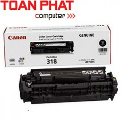 Mực in Laser màu Canon 318 BK dùng cho máy in Canon 7200 cdn - Màu đen