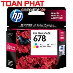 Mực in phun mầu HP 678 Tri-color - Mực màu Ink Cartridge HP Deskjet 2515