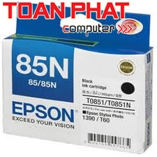 Mực Epson T0851N Black - Mầu Đen - Dùng cho Stylus Photo R1390, T60