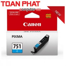 Mực in Phun mầu Canon CLI - 751 C - Mực xanh - dùng cho Canon IP 7270, MG 5470