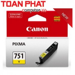 Mực in Phun mầu Canon CLI - 751 Y - Mực vàng - dùng cho Canon IP 7270, MG 5470