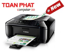 Máy in phun mầu Canon MX527 đa chức năng-két nối mạng LAN có dây/không dây-In A4, scan, copy, fax