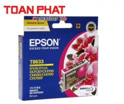 Mực in phun màu Epson T0633 - Mầu đỏ - Dùng cho Epson Stylus C67, C87, C87PE, CX4100, CX4700, CX3700 