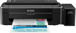 Máy in Phun màu Epson L310 - Khổ A4 - Máy in có gắn sẵn bộ tiếp mực 04 mầu ngoài chính hãng Epson (BHành 12 tháng)